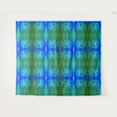 Lila X GL Ikat 6 Wandteppich (Vorderseite (Horizontal))