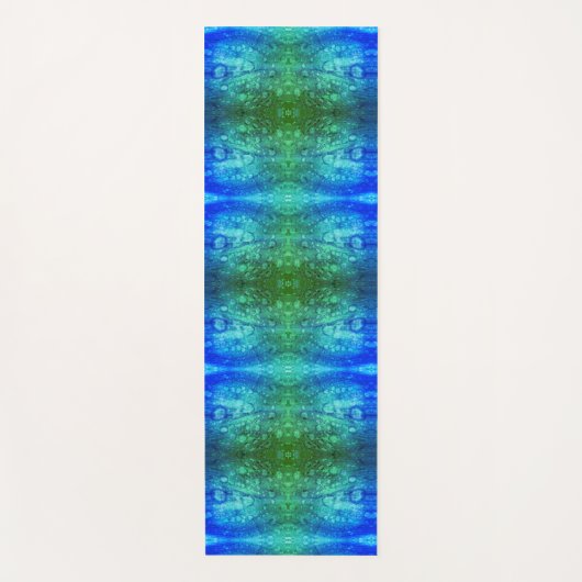 Lila X GL Ikat 6 Yogamatte (Vorderseite)