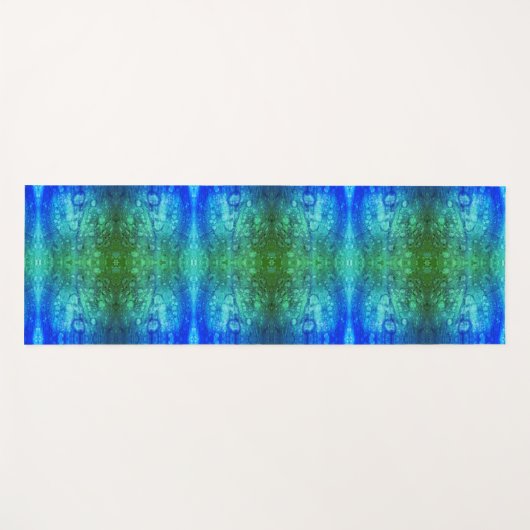 Lila X GL Ikat 6 Yogamatte (Vorderseite (Horizontal))