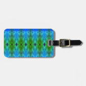 Lila X GL Ikat 7 Gepäckanhänger (Vorderseite horizontal)