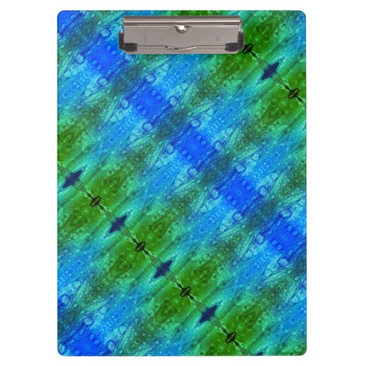 Lila X GL Ikat 7 Klemmbrett (Vorderseite)