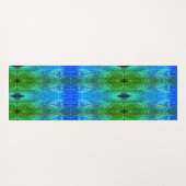 Lila X GL Ikat 7 Yogamatte (Rückseite (Horizontal))