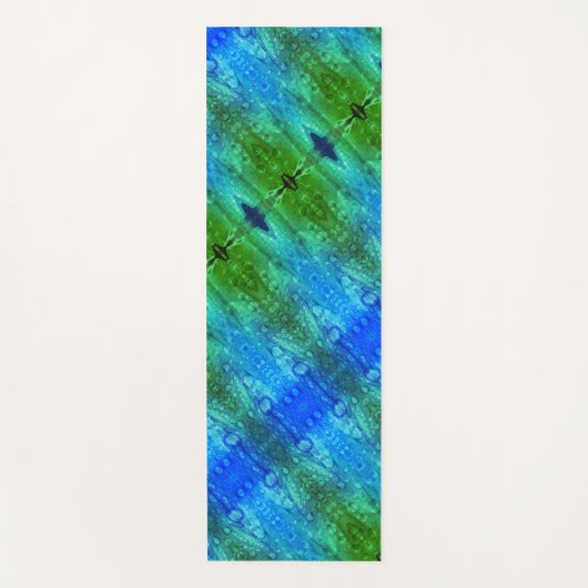 Lila X GL Ikat 7 Yogamatte (Vorderseite)