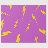 Lila Y2K-Muster Geschenkpapier (Flach)