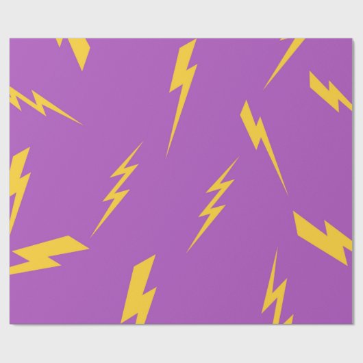 Lila Y2K-Muster Geschenkpapier (Flach)