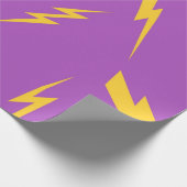 Lila Y2K-Muster Geschenkpapier (Ecke)