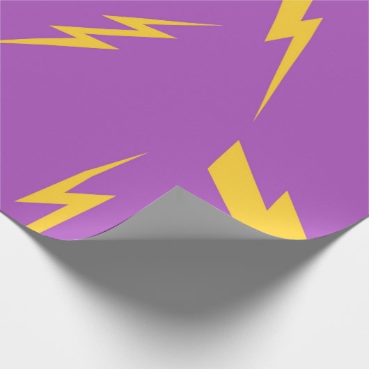 Lila Y2K-Muster Geschenkpapier (Ecke)