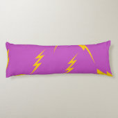 Lila Y2K-Muster Seitenschläferkissen (Rückseite)