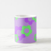 Lila Y2K Wildblume Bold Retro Spring Kitchen Kaffeetasse (Mittel)