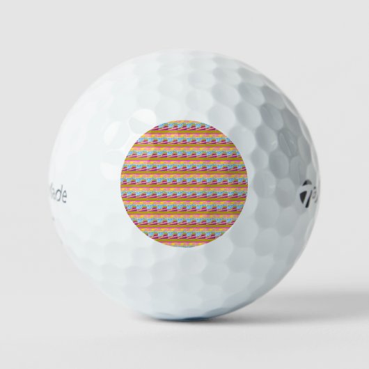 Lila Yacht Golfball (Vorderseite)