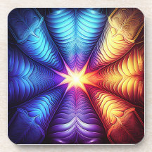 Lila Yellow Blue Lyapunov Fraktal