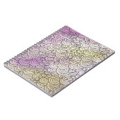 Lila Yellow Mermaid Notizblock (Linke Seite)