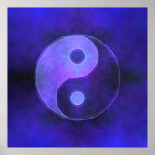 Lila Yin Yang Poster (Vorne)