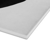 Lila Yin Yang Schneidebrett (Ecke)