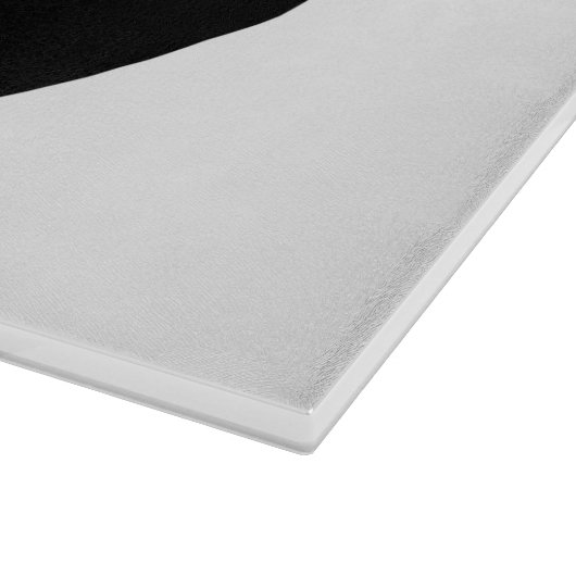 Lila Yin Yang Schneidebrett (Ecke)