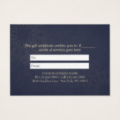 Lila Yoga Instructor Rose Gold Mandala (Rückseite)