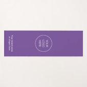Lila Yoga-Mat für Geschäftsleute Yogamatte (Vorderseite (Horizontal))
