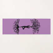 Lila Yogamatte (Vorderseite (Horizontal))