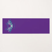 Lila Yogamattel - Atmen Sie das hier got Yogamatte (Rückseite (Horizontal))