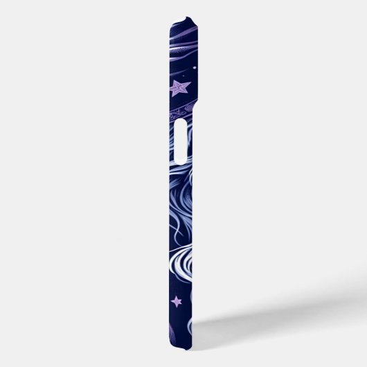 Lila Zauberer für Kristallkugel im Himmelsraum Case-Mate iPhone Hülle (Rückseite / Rechts)