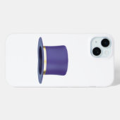 Lila Zauberhut Case-Mate iPhone Hülle (Rückseite (Horizontal))