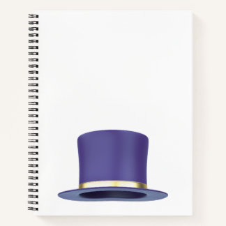 Lila Zauberhut Notizblock