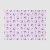 Lila Zauberkristall Halloween Seidenpapier (Vorderseite)