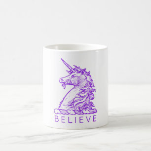 Lila Zauberspruch des Unicorn Kaffeetasse