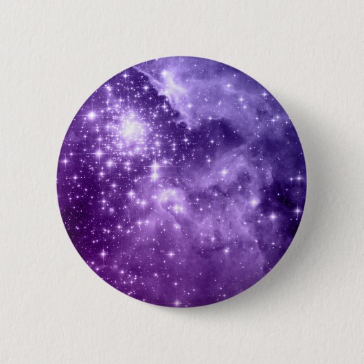 Lila Zauberstars Button (Vorderseite)