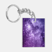 Lila Zauberstars Schlüsselanhänger (Vorderseite links)