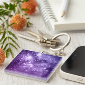 Lila Zauberstars Schlüsselanhänger (Vorderseite rechts)