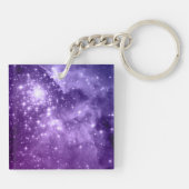 Lila Zauberstars Schlüsselanhänger (Rückseite)