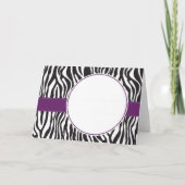 Lila Zebra (Vorderseite)