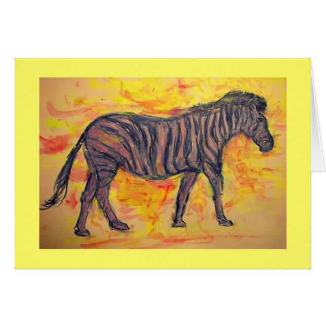 lila Zebra (Vorderseite (Horizontal))