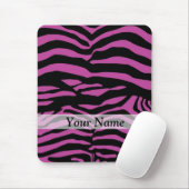 Lila Zebra-Druckmuster Mousepad (Mit Mouse)
