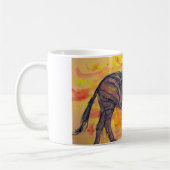 lila Zebra Kaffeetasse (Links)