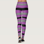 Lila Zebra Legging Leggings (Rückseite)