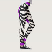 Lila Zebra Leggings (Rechts)