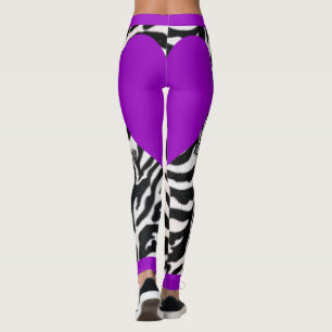 Lila Zebra Leggings