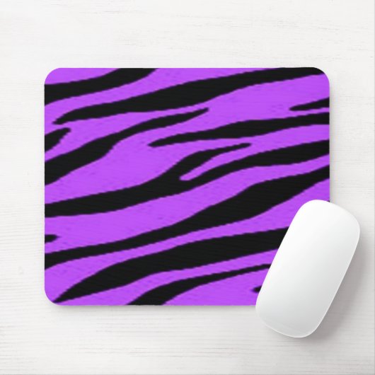 lila Zebra Mousepad (Mit Mouse)