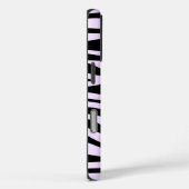 Lila Zebra-Muster Case-Mate iPhone Hülle (Rückseite / Rechts)
