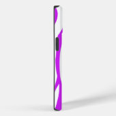 Lila Zebra Print Case-Mate iPhone Hülle (Rückseite / Rechts)