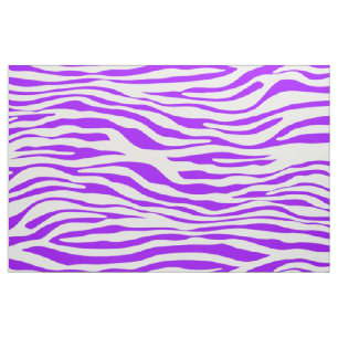 Lila Zebra-Streifen Stoff