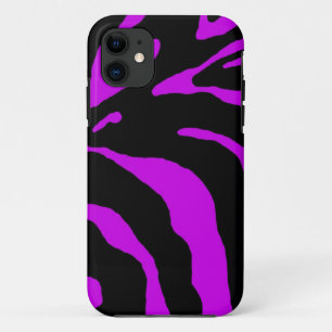 Lila Zebra Strip-Tierausdruck Case-Mate iPhone Hülle