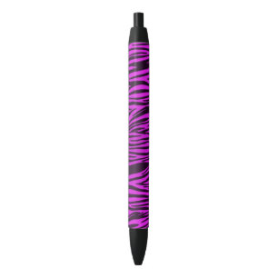 Lila Zebra-Tierdruck-Stift Kugelschreiber