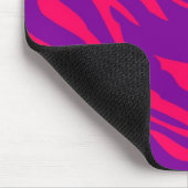 Lila Zebra-Zebra-Print, Personalisiert Mousepad (Ecke)