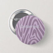 Lila Zebradruck-Tasche Button (Vorne & Hinten)