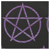 Lila ZebraPentagram Stoff (Nahaufnahme)