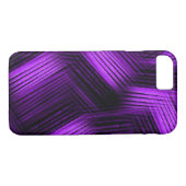 Lila zeitgenössisch Abstrakt Case-Mate iPhone Hülle (Rückseite (Horizontal))