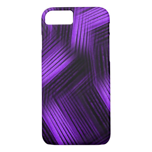 Lila zeitgenössisch Abstrakt Case-Mate iPhone Hülle (Rückseite)